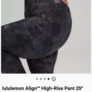 NWOT Lululemon align leggings. Size 8
